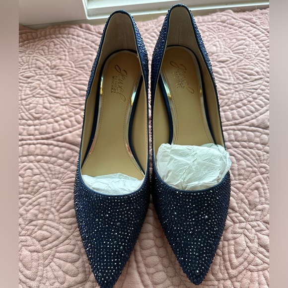 Brand new blue gem badgley mishka heels - Picture 2 of 4